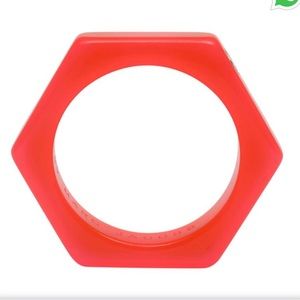 Marc by Marc Jacobs Orange Pink Resin Bracelet